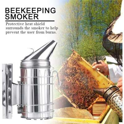 Large Bee Smoker Stainless Steel Beekeeping