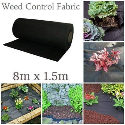 8m x 1.5m Weed Control Fabric Membrane Ground Cover Sheet Garden Landscape